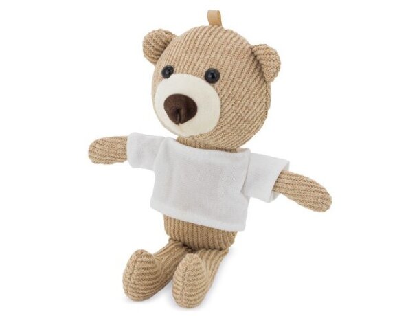 Peluche osito Cuddly de poliéster suave personalizable detalle 1