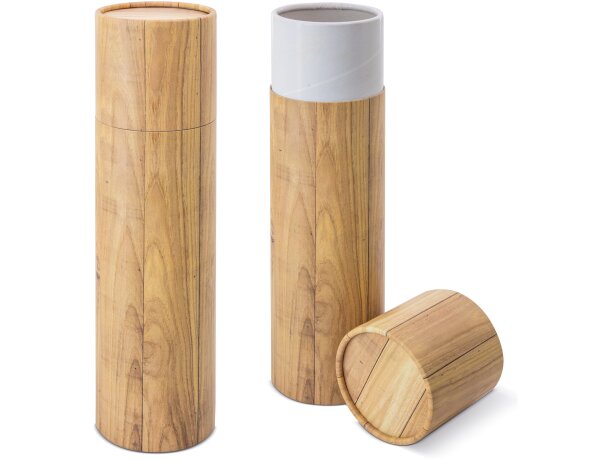 Embalaje tubo cartón Berin para vino con tapa integrada detalle 1