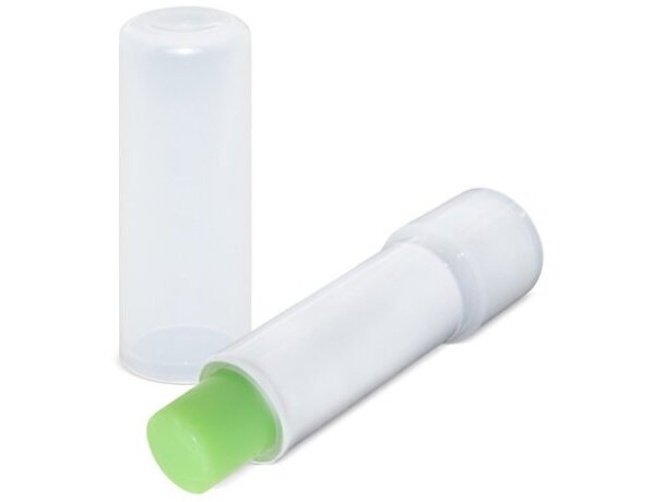 Bálsamo labial aloe vera Blanc con carcasa translúcida detalle 2