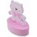 Cajita imantada osito personalizada rosa