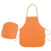 Set delantal y gorro infant nwblanco Set delantal y gorro infant nwblanco