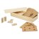 Set Recreo de dominó y cartas en madera natural y papel reciclado detalle 2