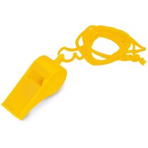 Silbato Con Cordon Para El Cuello Personalizado Amarillo