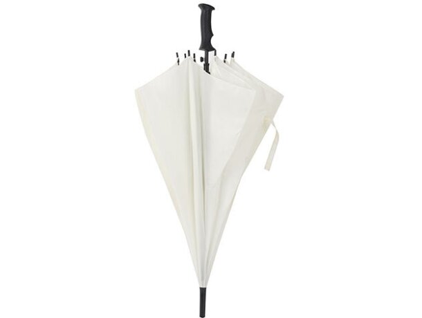 Paraguas con mango de plástico apertura automática personalizado blanco