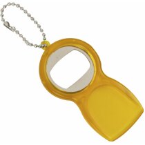 Llavero Abridor con rasca hielos personalizado amarillo Llavero Abridor con rasca hielos personalizado amarillo