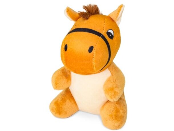 Set 4 peluches Happy Zoo en felpa suave de 17 cm para niños detalle 3