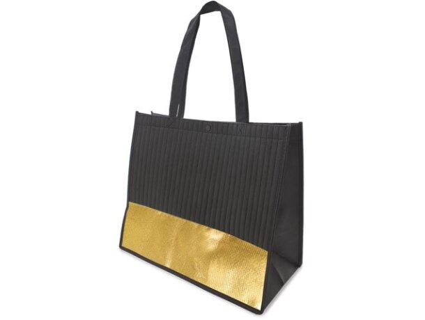 Bolsa lafayette negro/oro personalizada negro oro