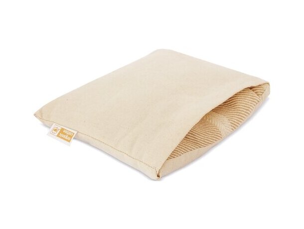Toalla pareo de algodón orgánico con bolsa integrada Islas Menores Beige detalle 7