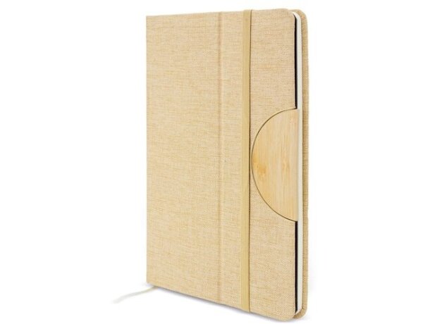 Cuaderno Talyx bambú RPET con base integrada para móvil detalle 2
