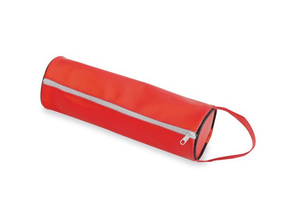 Estuche para lápices con asa rojo