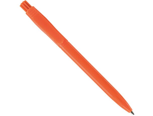 Bolígrafo de plástico y sencillo fino naranja