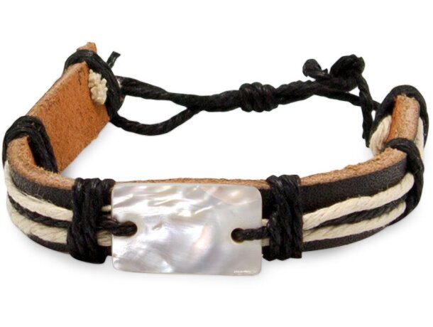 Pulsera piel/nacar Magaluf