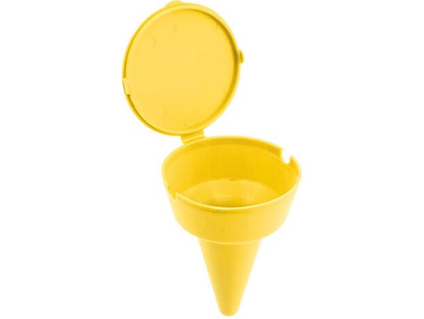 Colillero para la playa amarilla