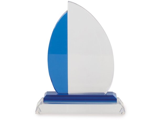 Trofeo vela de cristal barato