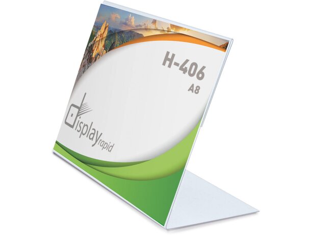 Portagrafica pvc horizontal a8 Menzi