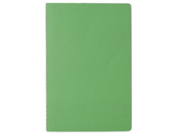 Libreta Santorini con cubierta de papel y hojas lisas Verde detalle 21