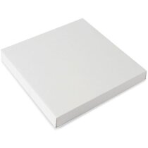 Caja puzzle cartón kraft blanco para niños 11,6cm