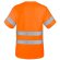Camiseta con bolsillo y bandas reflectantes Krz Naranja detalle 2