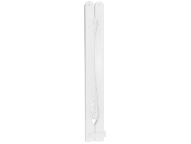 Abanico plegable Tamba con personalización digital Blanco detalle 2