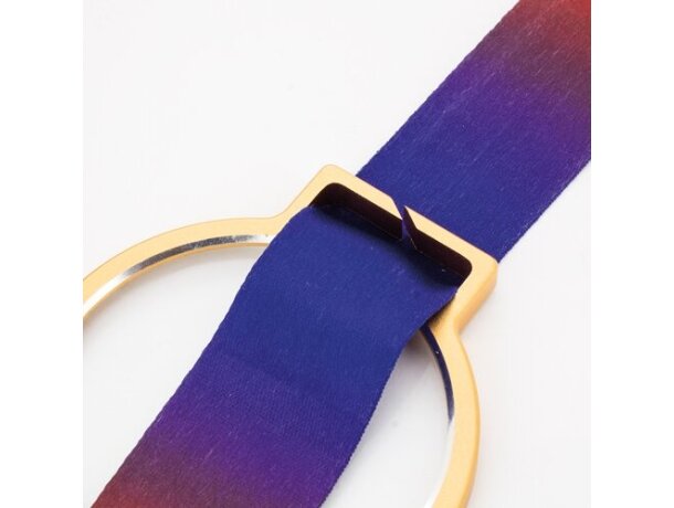 Medalla Viktor de cristal con lanyard y estuche individual detalle 6