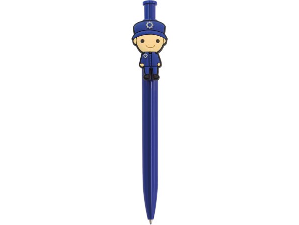 Bolígrafo Policía Local Forte con figura caucho relieve detalle 1