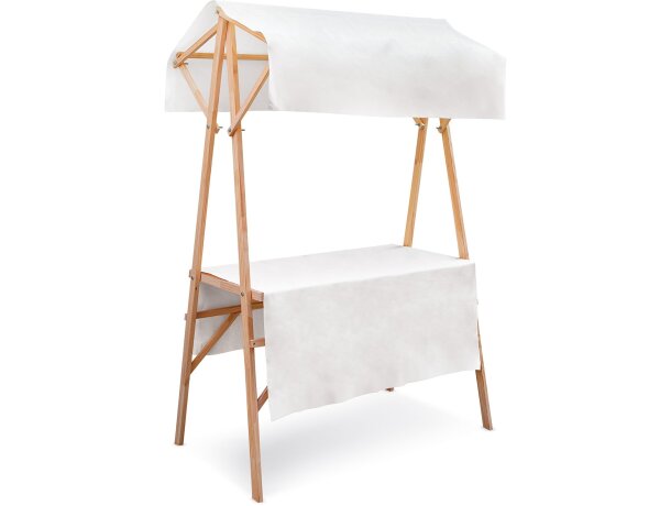 Caseta plegable para eventos Kolmar con estructura de madera detalle 3