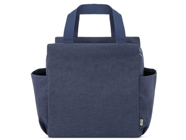 Bolsa nevera Yaky con interior aislante y bolsillos laterales Azul royal detalle 15
