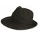 Sombrero de ala ancha blanco personalizado negro