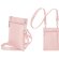 Bolso portatodo Ryky con asa ajustable extraíble y cierre cremallera Rosa