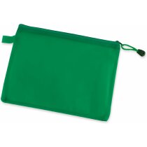 Bolsa de pvc con cierre de cremallera azul Bolsa de pvc con cierre de cremallera azul