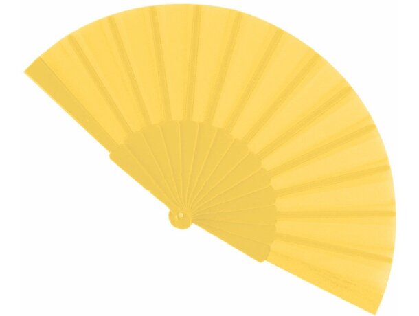 Abanico Carmona personalizado amarillo