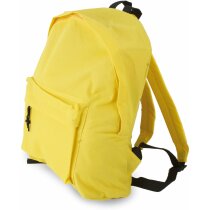 Mochila con bolsillo exterior pequeño amarilla barata