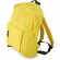 Mochila con bolsillo exterior pequeño amarilla barata