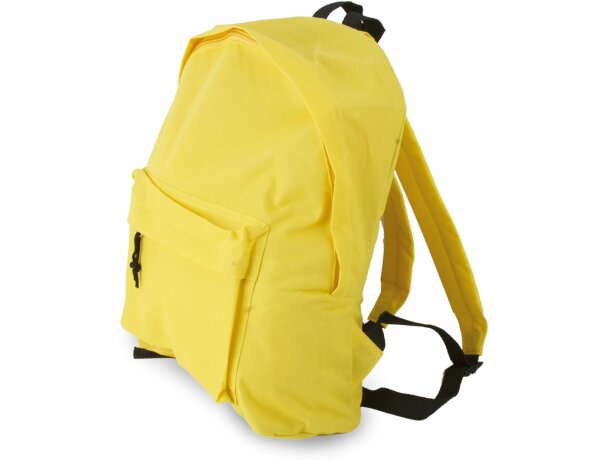 Mochila con bolsillo exterior pequeño amarilla barata