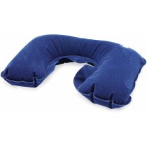 Almohadilla de viaje para cuello barata azul