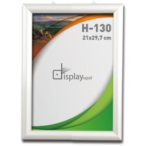 Marco de pared Gallery A4 en aluminio natural