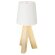 Lámpara Oti con base de madera natural y led táctil recargable detalle 3