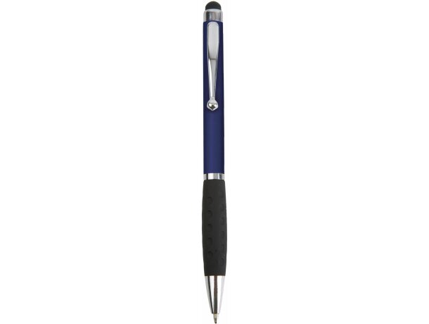 Bolígrafo puntero de plástico con agarre personalizado azul Bolígrafo puntero de plástico con agarre personalizado azul
