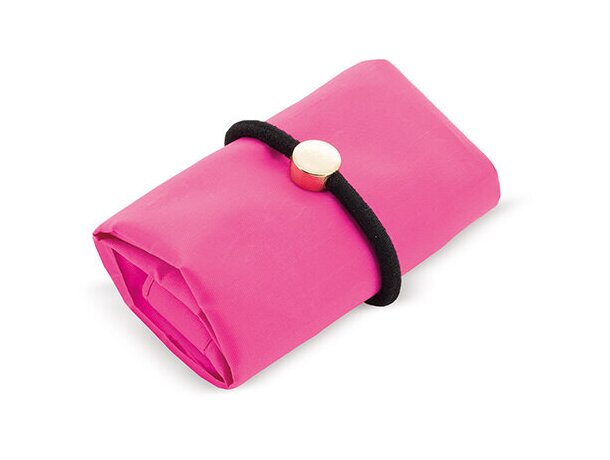 Bolsa plegable con goma Vera fucsia