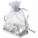 Bandeja con bolsa organza or personalizada plata