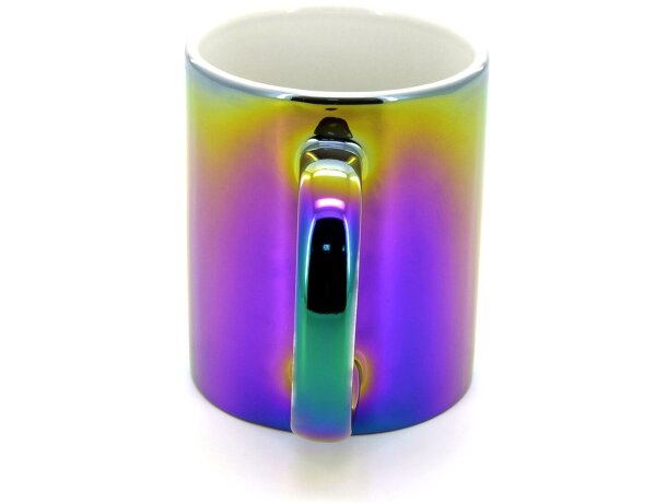 Mug ceramica metalizada multicolor Sybal economica