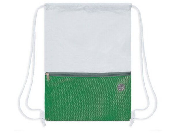 Bolsa mochila Luxory blanco/verde