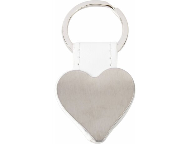 Llavero corazón metálico con enganche personalizado