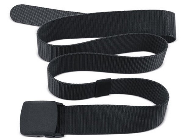 Cinturon elastico bandera/ne negro