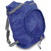 Mochila Plegable En Forma De Pelota Azul