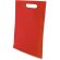 Bolsa de no tejido con asa integrada roja