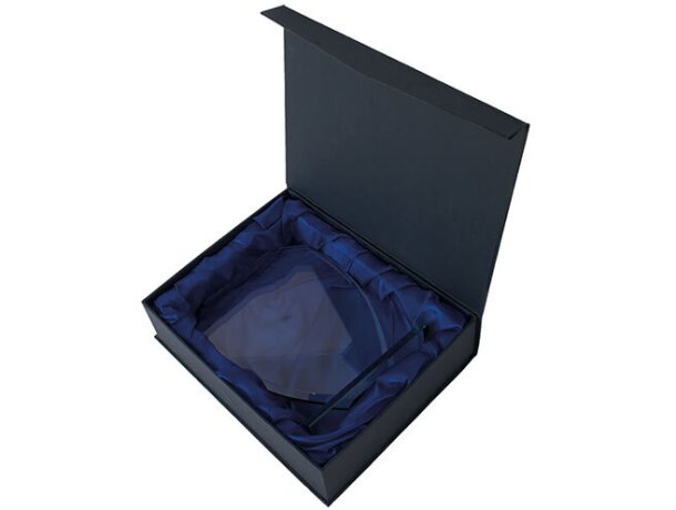 Trofeo de cristal con base 12.5x16 cm para grabar