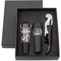 Set de vino Merlot con sacacorchos y accesorios