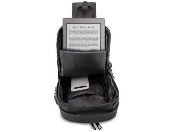 Bandolera Tyler con conexión usb y sistema antirrobo detalle 4
