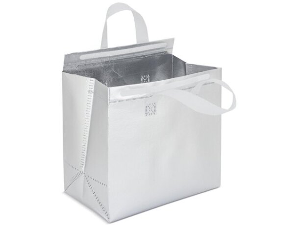 Bolsa conservadora de frío Buffet non woven aluminio Plata detalle 17
